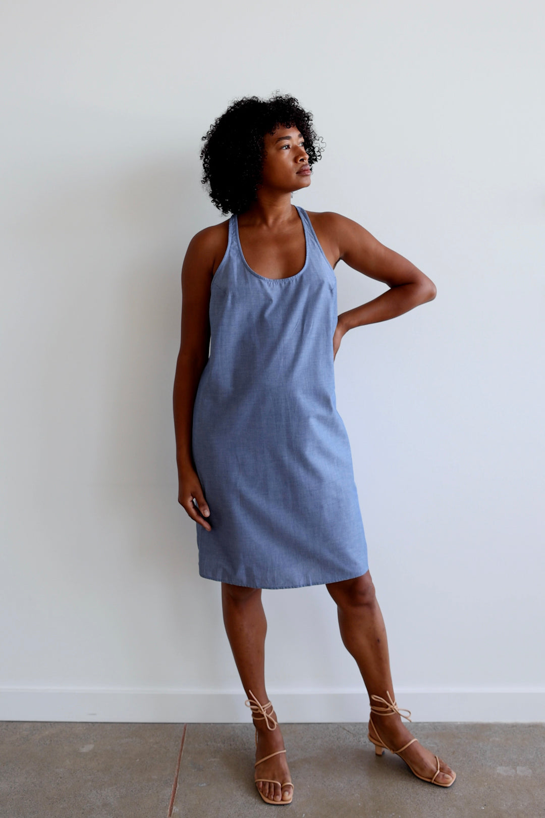 Mica Nightdress in Chambray
